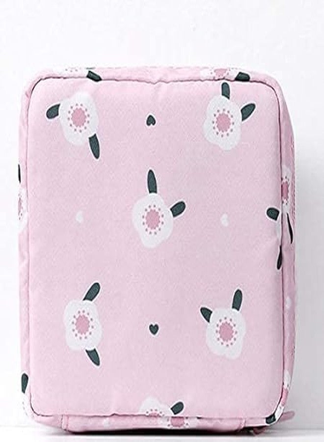 Keetly Sanitary Napkin Storage Bag Menstrual Cup Pouch Portable Pads with Zipper Feminine Menstruation First Period Bags for Teen Girls Women Ladies - Image 3